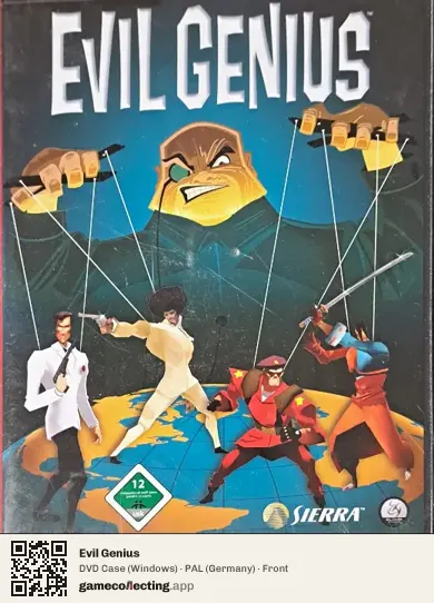 Evil Genius Computer, Germany box front