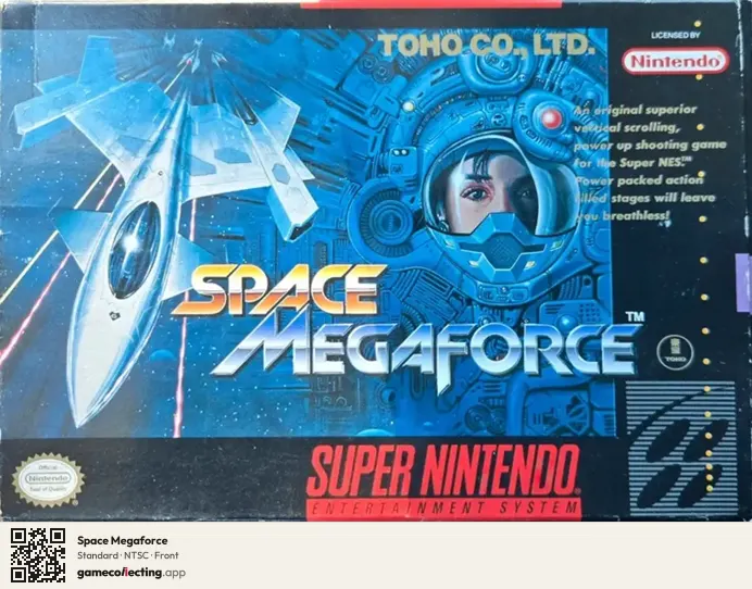 Space Megaforce Super Nintendo Entertainment System, NTSC box front