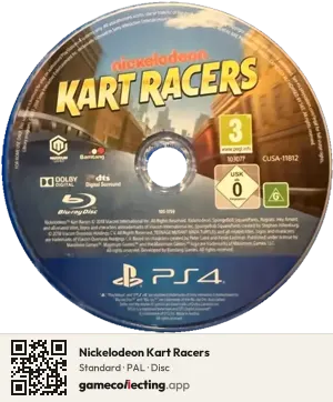 Nickelodeon Kart Racers PlayStation 4, PAL disc