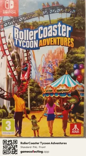 RollerCoaster Tycoon Adventures Nintendo Switch, PAL box front