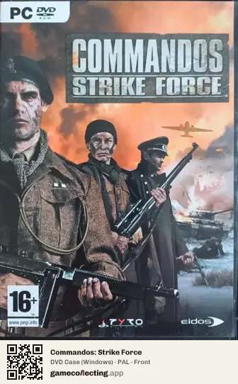 Commandos: Strike Force Computer, PAL box front