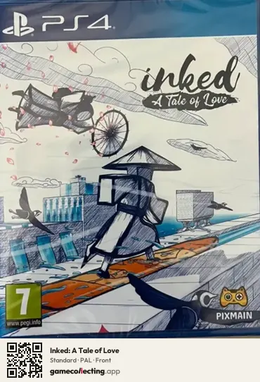 Inked: A Tale of Love PlayStation 4, PAL box front