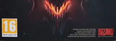 Diablo III, the PEGI square on its front