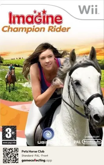 Petz Horse Club Nintendo Wii, PAL box front