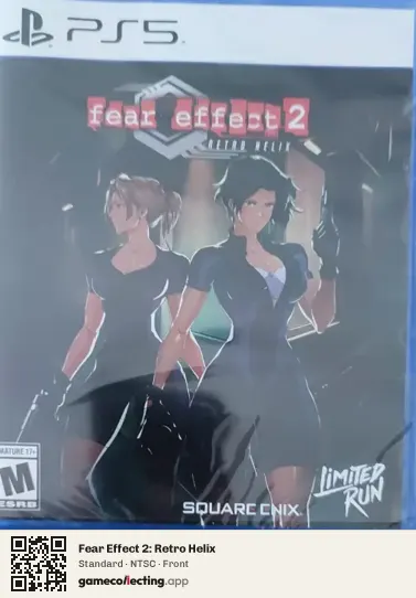 Fear Effect 2: Retro Helix PlayStation 5, NTSC box front