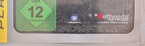 The Elder Scrolls IV: Oblivion, the USK square on its front