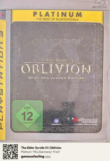The Elder Scrolls IV: Oblivion PlayStation 3, Germany box front