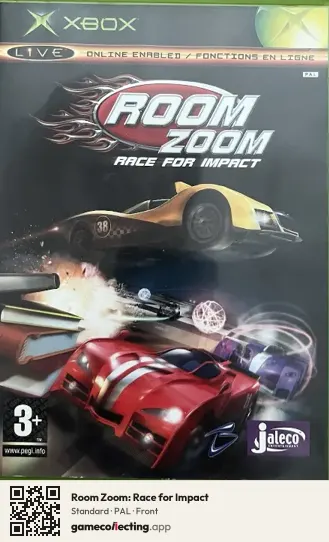 Room Zoom: Race for Impact Xbox, PAL box front