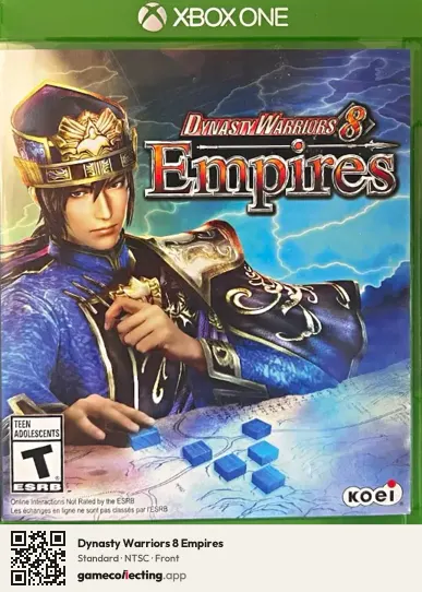 Dynasty Warriors 8 Empires Xbox One, NTSC box front