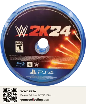 WWE 2K24 PlayStation 4, NTSC disc
