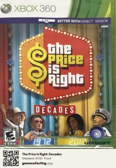 The Price Is Right: Decades Xbox 360, NTSC box front