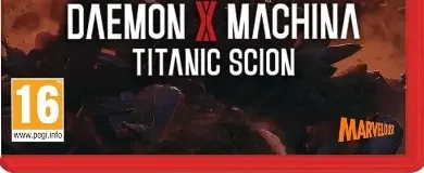 Daemon X Machina: Titanic Scion, the PEGI square on its front