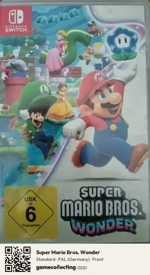 Super Mario Bros. Wonder Nintendo Switch, Germany box front