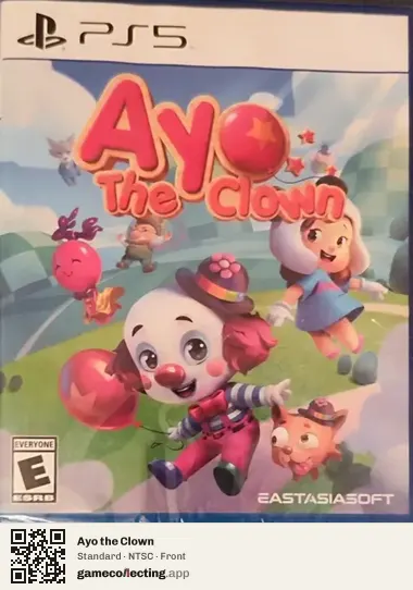 Ayo the Clown PlayStation 5, NTSC box front