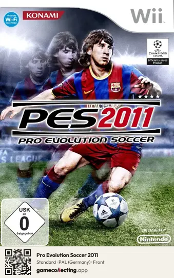 Pro Evolution Soccer 2011 Nintendo Wii, Germany box front