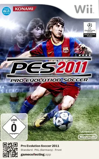 Pro Evolution Soccer 2011 Nintendo Wii, Germany box front