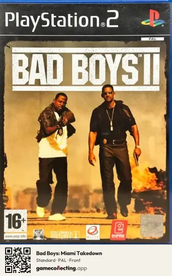 Bad Boys: Miami Takedown PlayStation 2, PAL box front