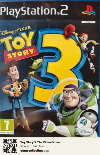 Toy Story 3: The Video Game PlayStation 2, PAL box front