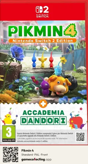 Pikmin 4 Nintendo Switch 2, PAL box front