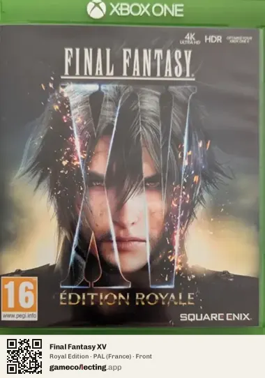 Final Fantasy XV Xbox One, France box front