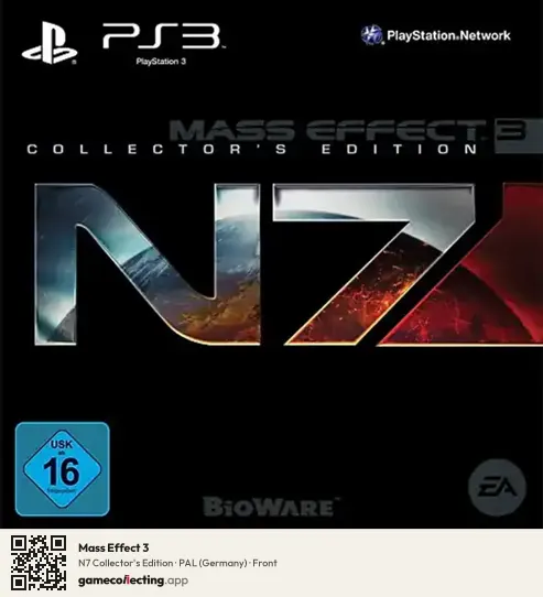 Mass Effect 3 PlayStation 3, Germany box front
