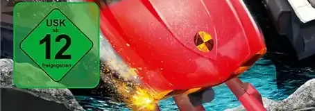 ScreamRide, the USK square on its front