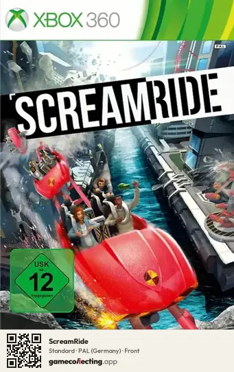 ScreamRide Xbox 360, Germany box front