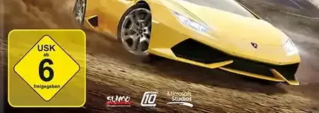 Forza Horizon 2, the USK square on its front
