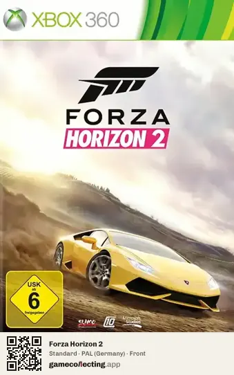Forza Horizon 2 Xbox 360, Germany box front