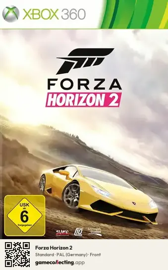 Forza Horizon 2 Xbox 360, Germany box front