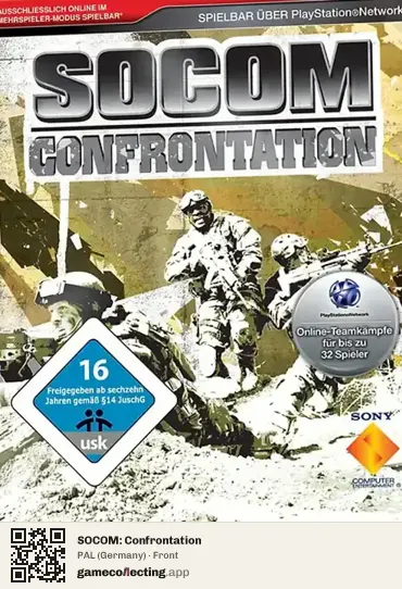 SOCOM: Confrontation PlayStation 3, Germany box front