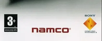 Ridge Racer, the PEGI square on its front