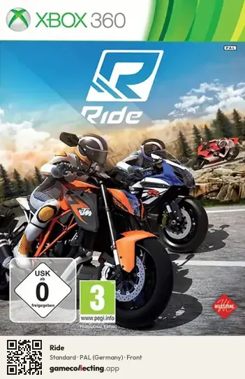 Ride Xbox 360, Germany box front