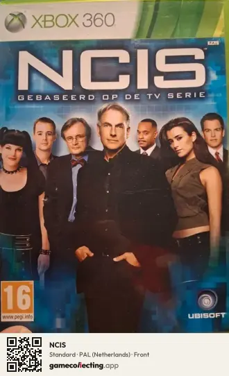 NCIS Xbox 360, Netherlands box front