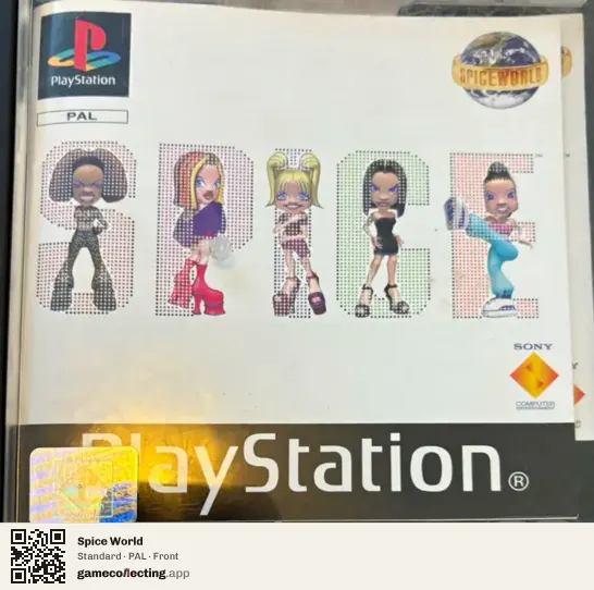 Spice World PlayStation, PAL box front
