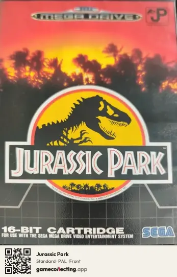 Jurassic Park Sega Mega Drive / Genesis, PAL box front