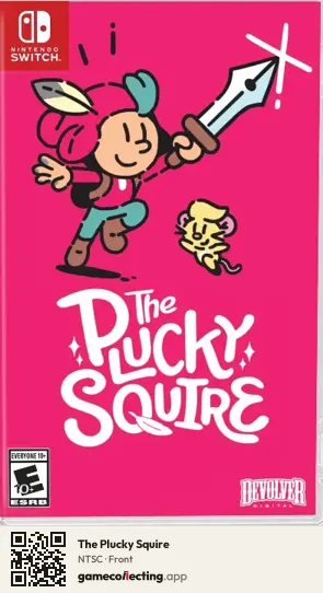 The Plucky Squire Nintendo Switch, NTSC box front