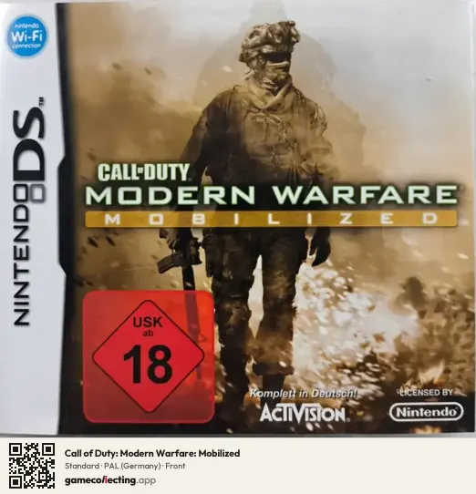 Call of Duty: Modern Warfare: Mobilized Nintendo DS, Germany box front