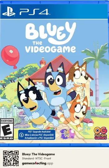 Bluey: The Videogame PlayStation 4, NTSC box front
