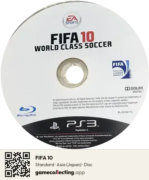 FIFA 10 PlayStation 3, Asia disc