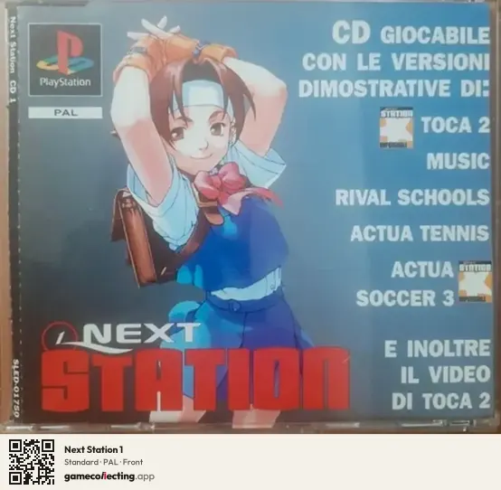 Next Station 1 PlayStation, PAL box front