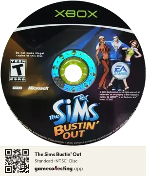 The Sims Bustin' Out Xbox, NTSC disc