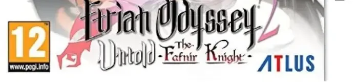 Etrian Odyssey 2 Untold: The Fafnir Knight, the PEGI square on its front