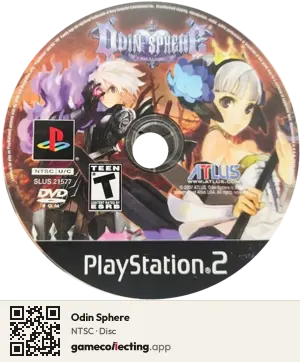 Odin Sphere PlayStation 2, NTSC disc