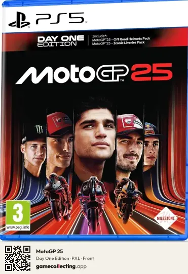 MotoGP 25 PlayStation 5, PAL box front