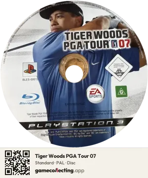 Tiger Woods PGA Tour 07 PlayStation 3, PAL disc