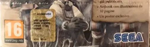 Valkyria Chronicles Remastered, the PEGI square on its front