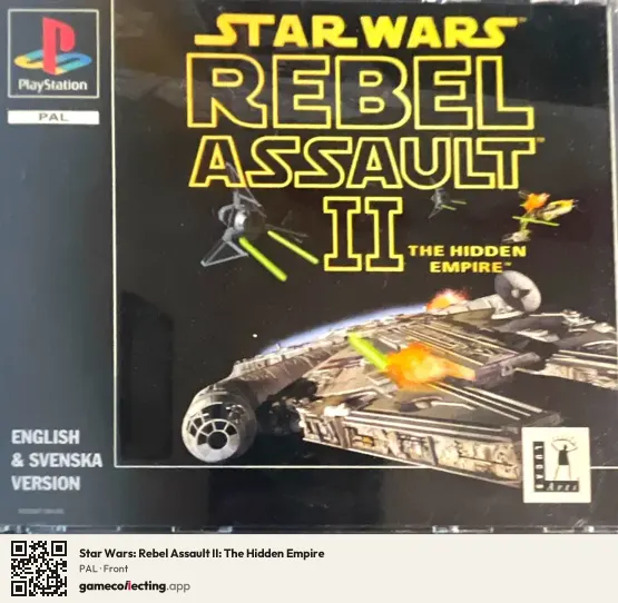 Star Wars: Rebel Assault II: The Hidden Empire PlayStation, PAL box front