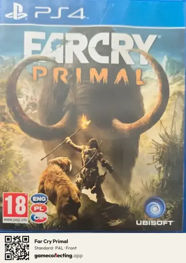 Far Cry Primal PlayStation 4, PAL box front