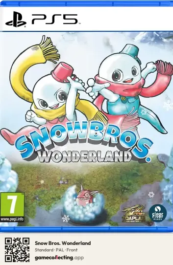 Snow Bros. Wonderland PlayStation 5, PAL box front